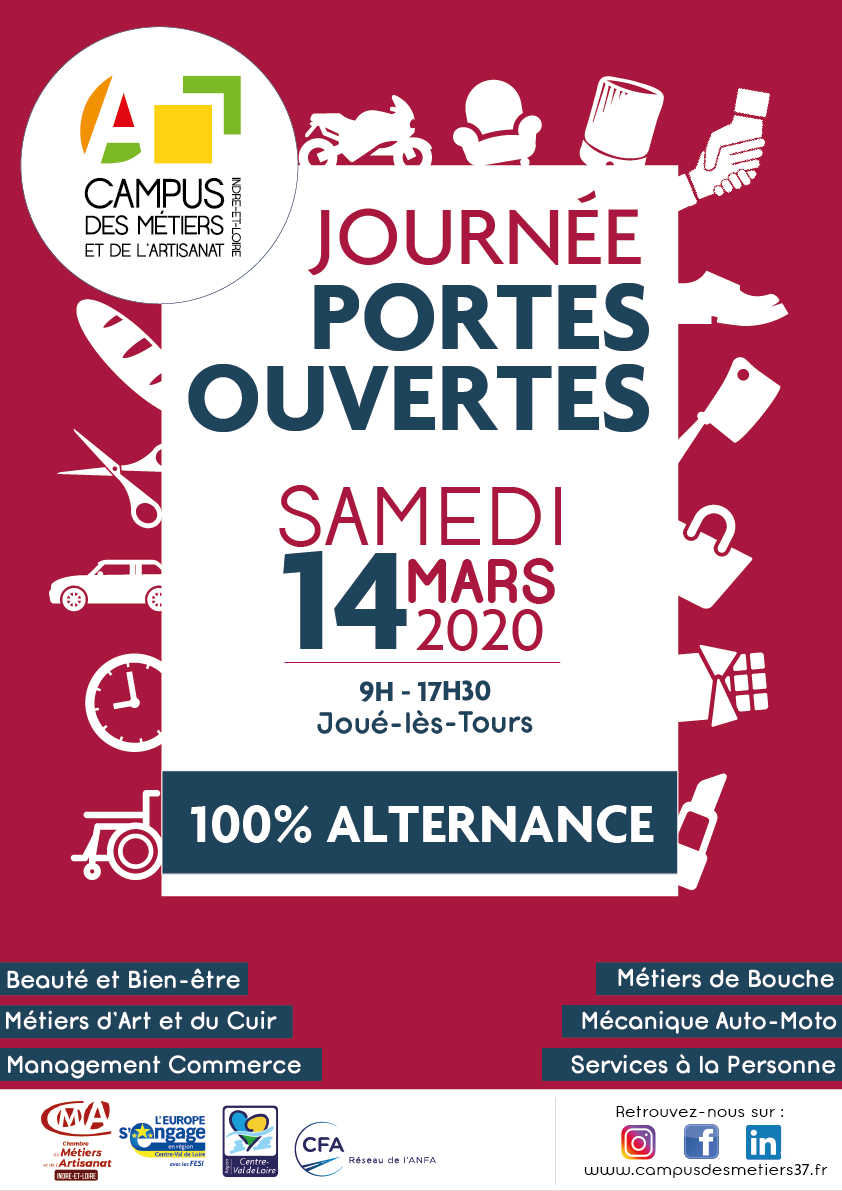 journée portes ouvertes campus des métiers 37